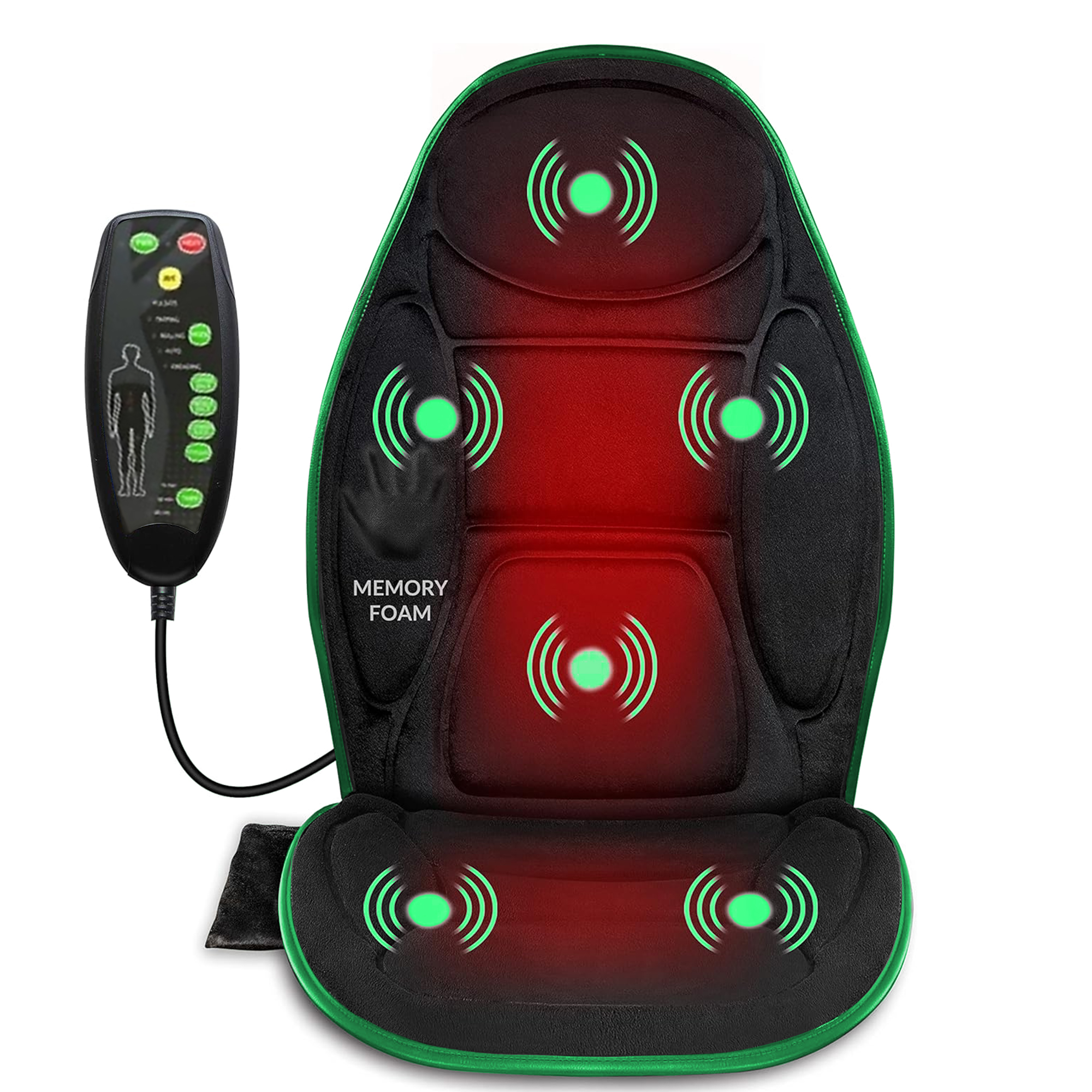Therapeutic Heated Massage Seat Cushion